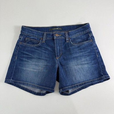 Joe's Jeans Melodie Women's Denim Shorts Size 28 Blue Wash Mid Rise Stretch