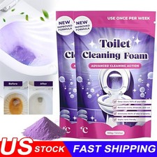 Fizzclean Toilet Foam Cleaner, Toilet Cleaning Foam Insta-Action 100g HOT US