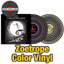 Tim Burton The Nightmare Before Christmas 2xLP Zoetrope Vinyl