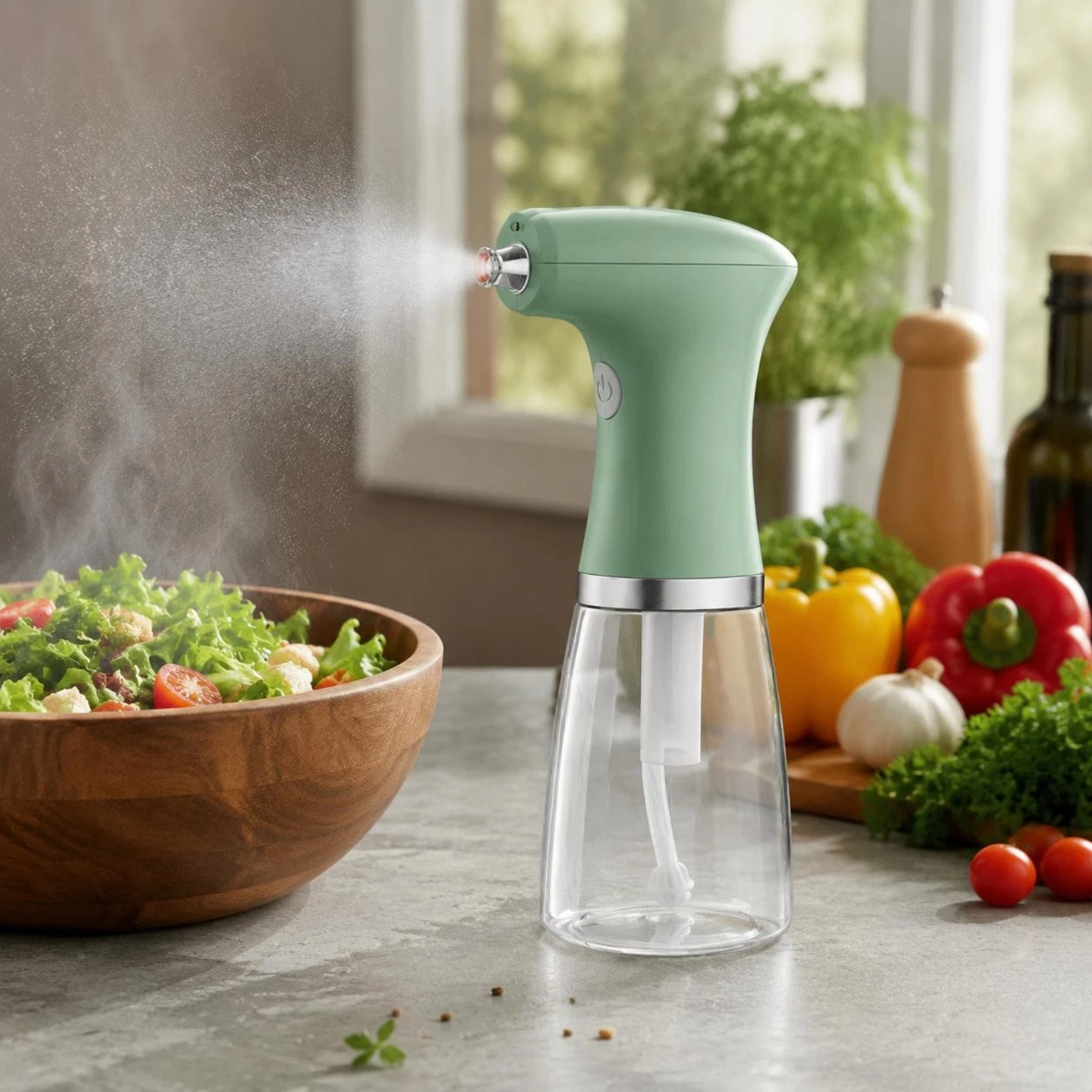 Electric Oil Dispenser Food-Safe Electric Oil Mister Portable for Barbecue
Opens in a new window or