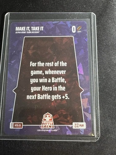 Bo Jackson Battle Arena Blast Play Alpha Make It, Take It SP HTD-29
