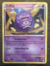Koffing 70/123 Common HeartGold & SoulSilver Pokemon Moderately Played