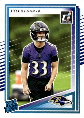 2025 Donruss Tyler Loop #382 Baltimore Ravens 4I