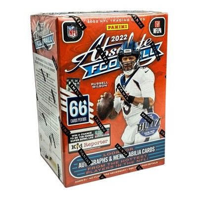 2022 Absolute NFL Football Blaster Box 66 Cards Brand New Factory Sealed