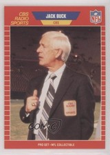 1989 Pro Set Announcers Jack Buck #11 7iu