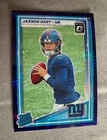 2025 Panini Donruss Optic - Rated Rookie Jaxson Dart #273 Purple Shock Prizm...