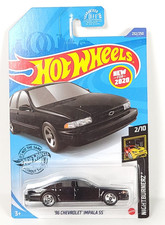 Hot Wheels 96 Chevy Impala Ss Black Nightburnerz
