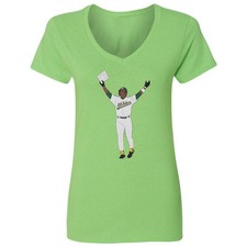 Henderson Stolen Base - Oakland Baseball Inspired Tee Ladies' V-Neck Tshirt