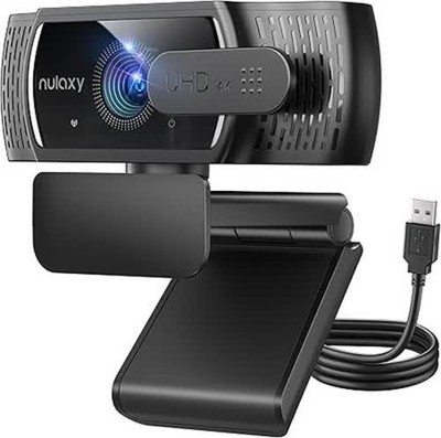Nulaxy QHD 4K Webcam mit automatischer Lichtkorrektur, zwei geräuschunterdrücken