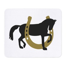 CafePress Horse Horseshoe Non-slip Rubber Mousepad, Gaming Mouse Pad 814554323 