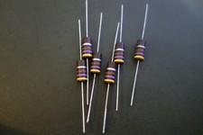 6 - 470 OHM 2 Watt Carbon Composition Screen Grid Resistor Audio Tube Amplifier