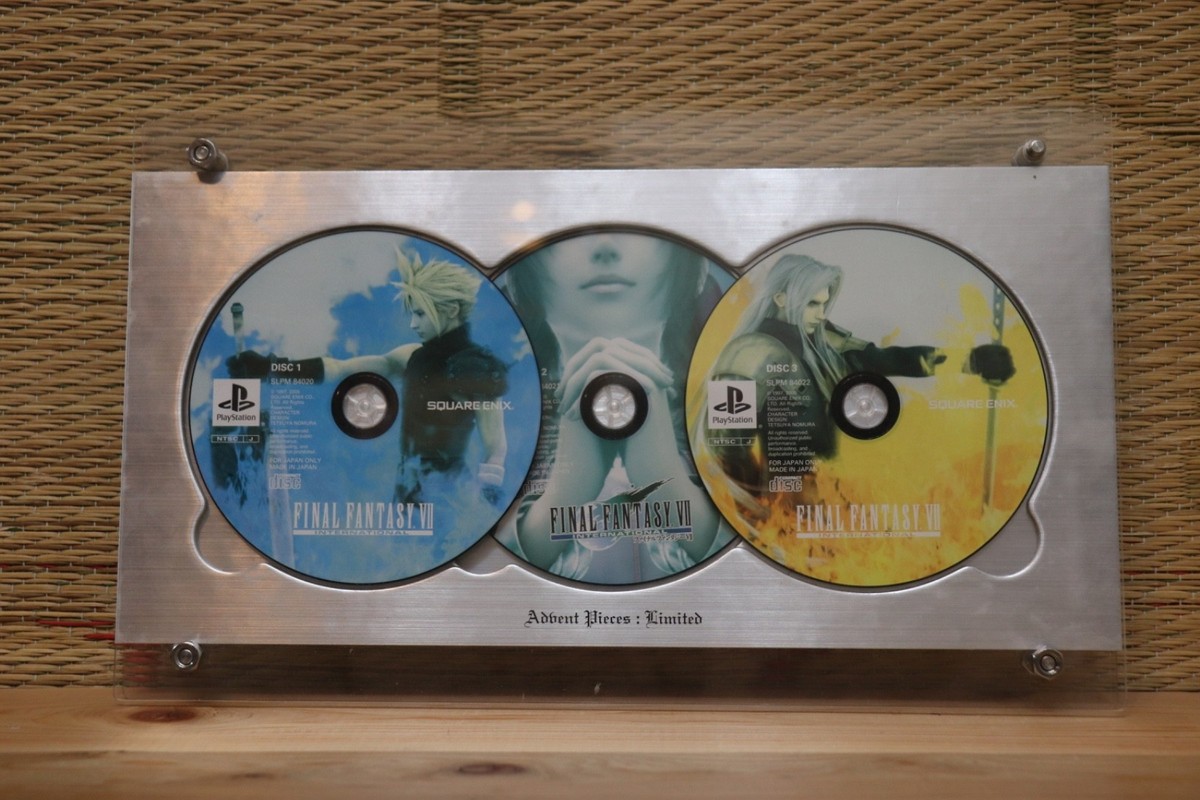 Final Fantasy 7 international Advent Piece Limited 3 discs