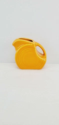 MINI DISK PITCHER creamer Butterscotch orange NEW FIESTA  5 OZ.
