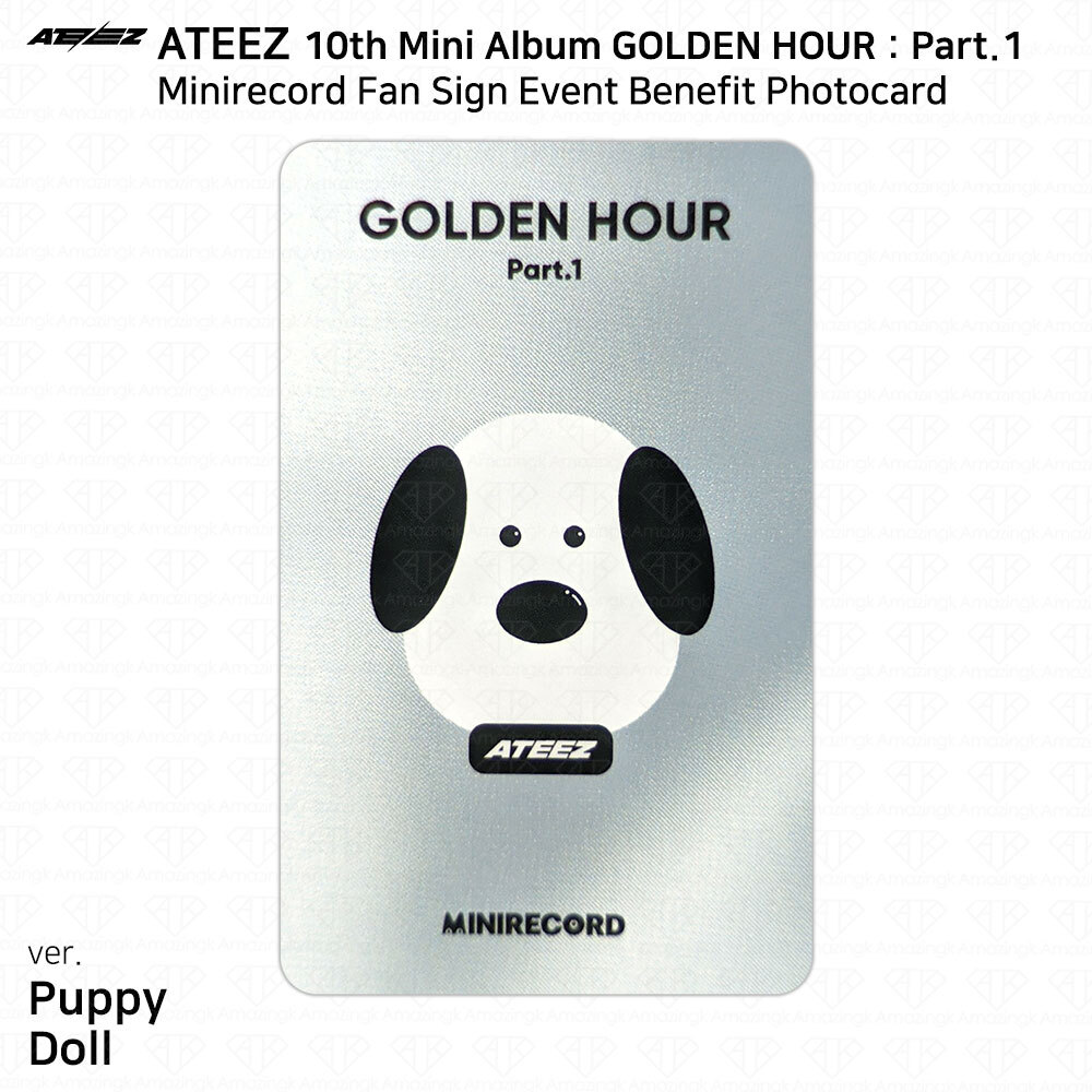ATEEZ 10th Mini Album Golden Hour Part.1 Minirecord Fan Sign Event