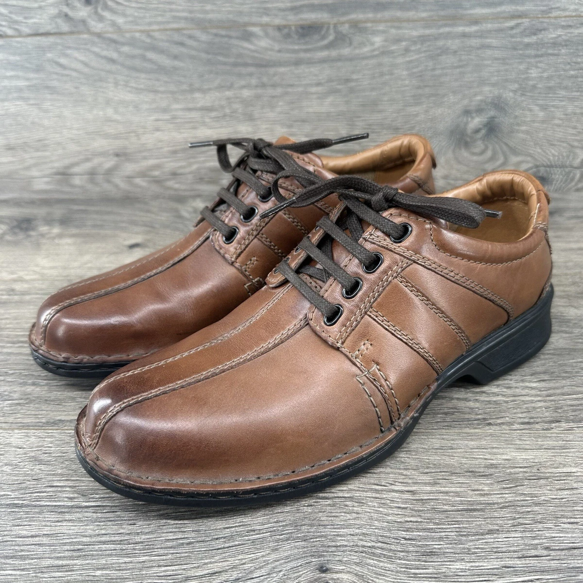 Clarks Collection Touareg Vibe Oxford Men s Dress Shoes Size 7