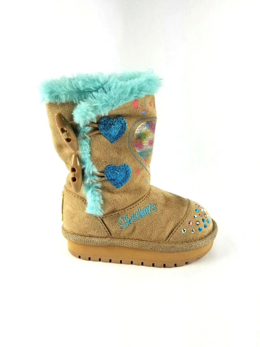 Skechers toddler top girl boots