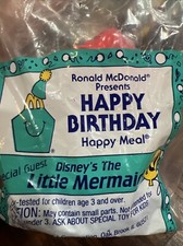 McDonald's Happy Meal 1994 Happy Birthday 10 Disney's Little Mermaid Ariel NEW
