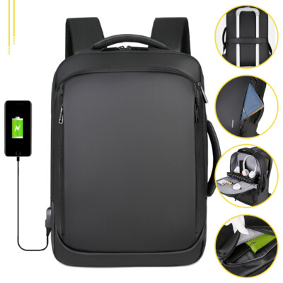 Large Backpack Anti Theft Business Travel Laptop Bag Rucksack School Bag For Men