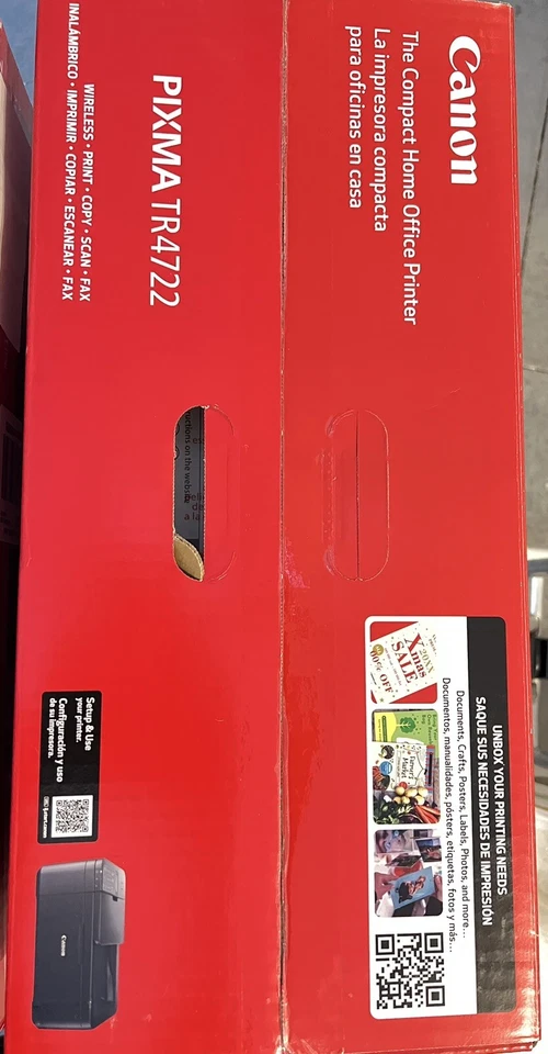 New Canon TR4722-Wireless-Printer-Scan Copy-FAX-Fall season-Discount - Image 2 of 4