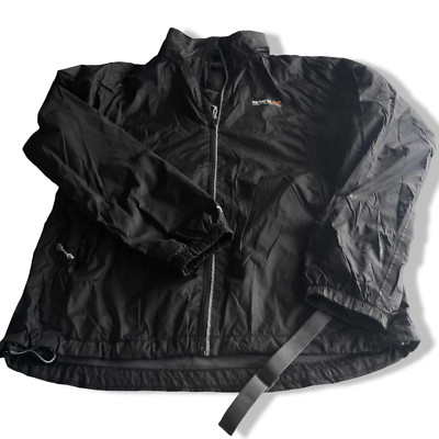 Vintage men black Regatta great outdoor full zip waterproof jacket in L|L30 W22