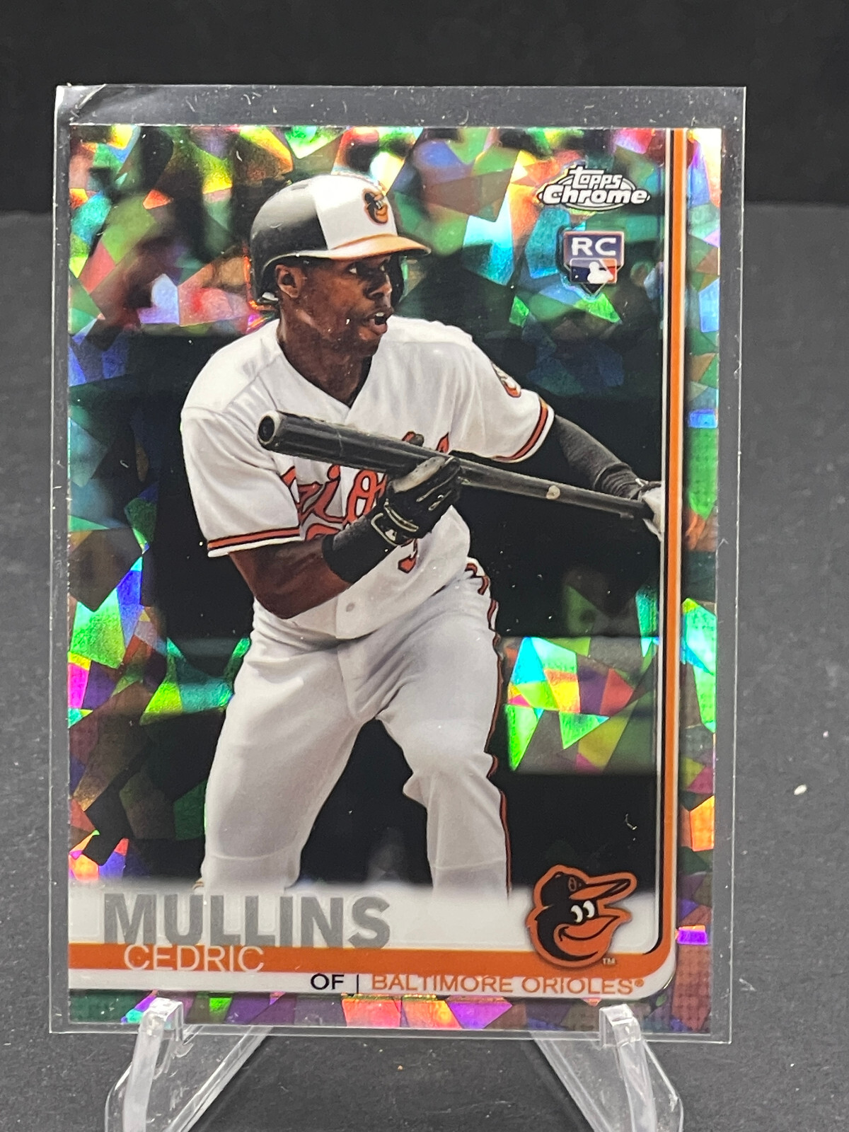 2019 CEDRIC MULLINS TOPPS CHROME SAPPHIRE ROOKIE CARD #318 SP RC HOT TOUGH FIND!