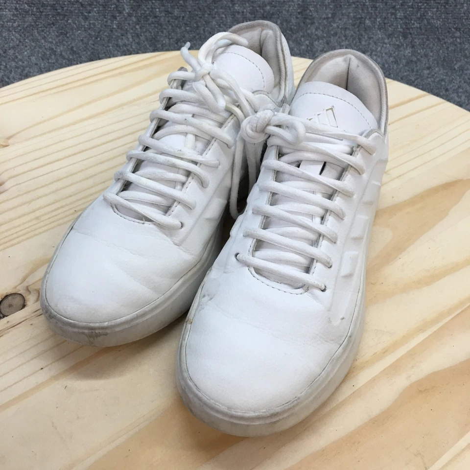 Adidas Shoes Womens 6.5 Zntasy Lightmotion Tennis Sneakers White Faux Leather - Image 3 of 4