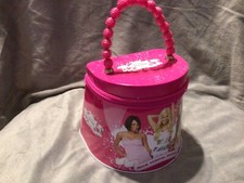 Disney High School Musical Tin Purse With Zipper Pink New Beaded Handle