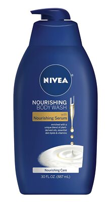 New NIVEA Nourishing Care Body Wash with Nourishing Serum (30 Fl Oz)