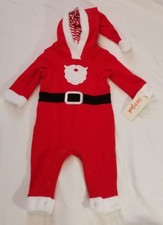 Baby Cat Jack Santa Christmas Outfit Hooded 0-3 Months New