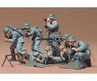 Tamiya 35038 1:35 Wwii Fig.-Set Dt. Mg Truppen (7) 300035038