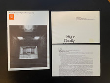 Vintage AR Acoustic Research 1971 High Fidelity Components Brochure Catalog