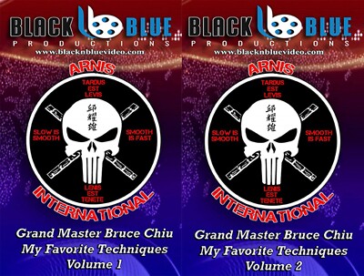 2 DVD Set Favorite Arnis Filipino Martial Arts Techniques - Bruce Chiu escrima