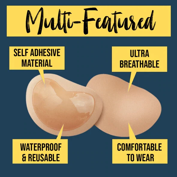 Waterproof Bra Inserts Sexy Bras Lift Women Invisible Silicone Breast Lifting  - Image 2 of 4