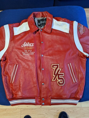 Avirex leather jacket 4xl New York 