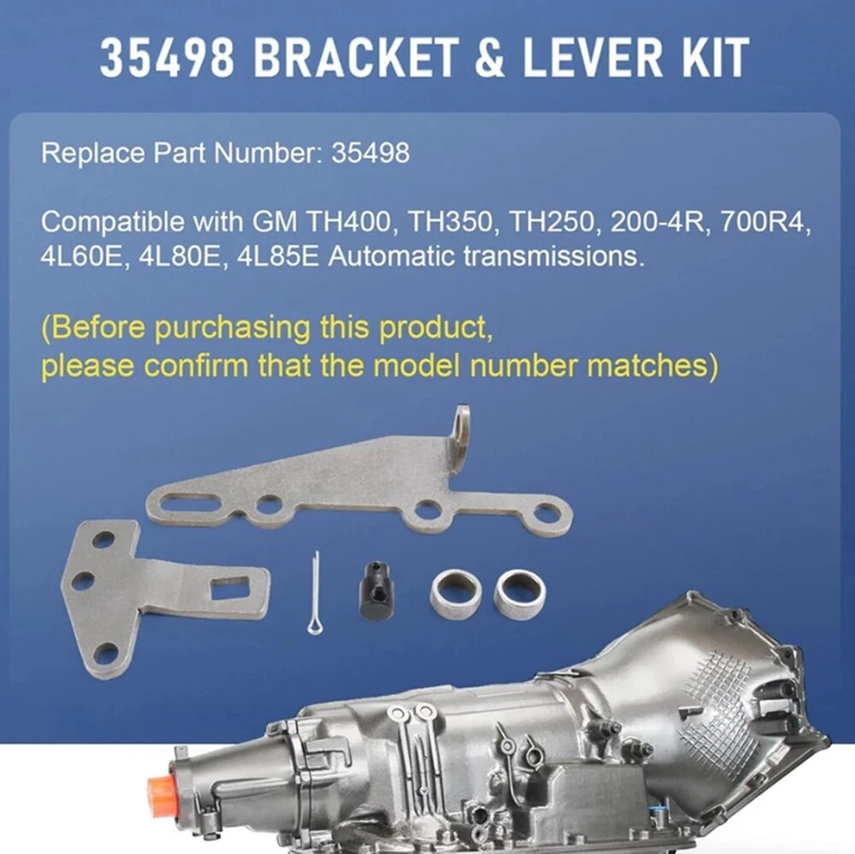 Комплект кронштейнов кабеля переключателя 35498 для Turbo GM TH400 TH350 TH250 4L80E 4L85E - Изображение 4 из 4