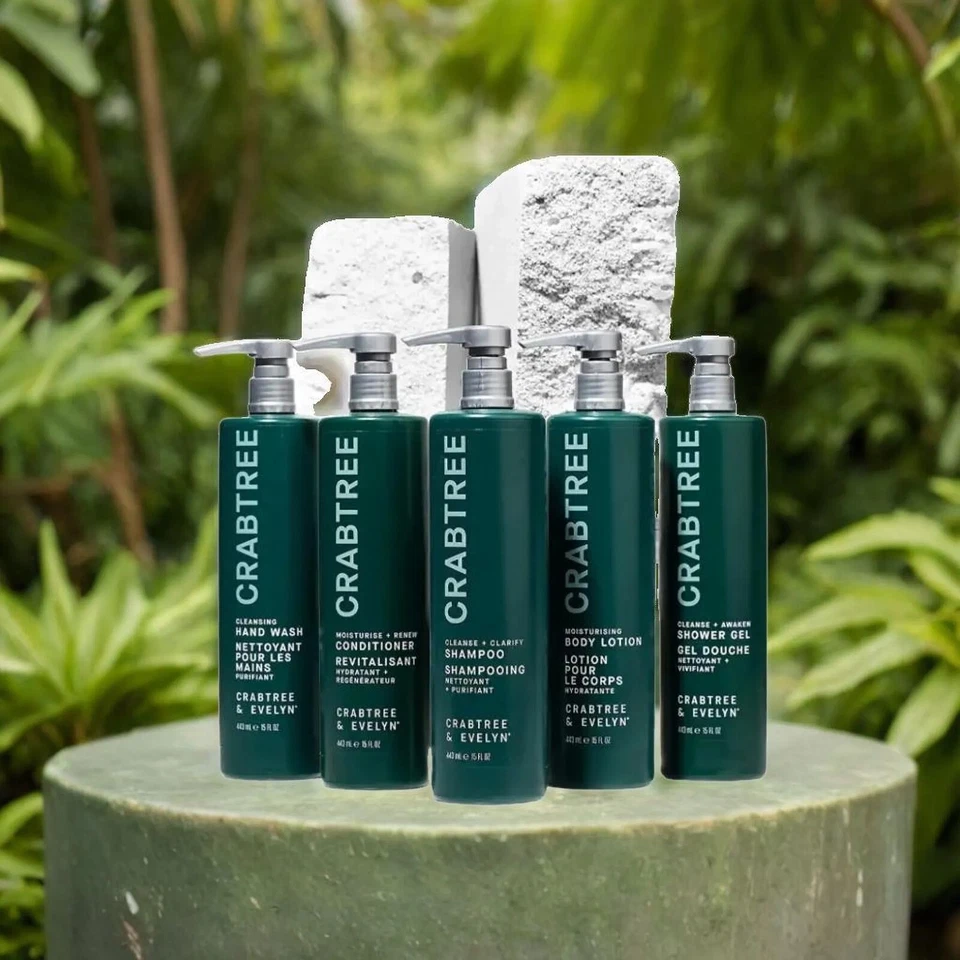 5 - Crabtree & Evelyn -Shampoo&Hand Wash&Conditioner&Body Lotion&Shower Gel SET! - Image 3 of 4