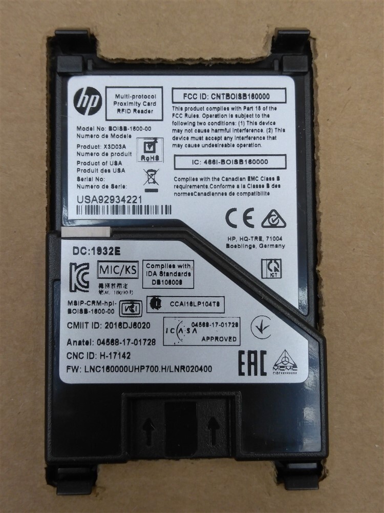 HP X3D03A Multi Protocol Universal USB Proximity RFID Card Reader NEW Hp X3d03a Multi Protocol Universal Usb Proximity Rfid Card Reader New