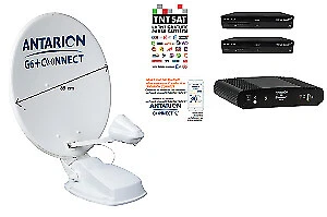 Antenne parabolique 35 cm en acier – LNB Single 0,1 dB – Kit