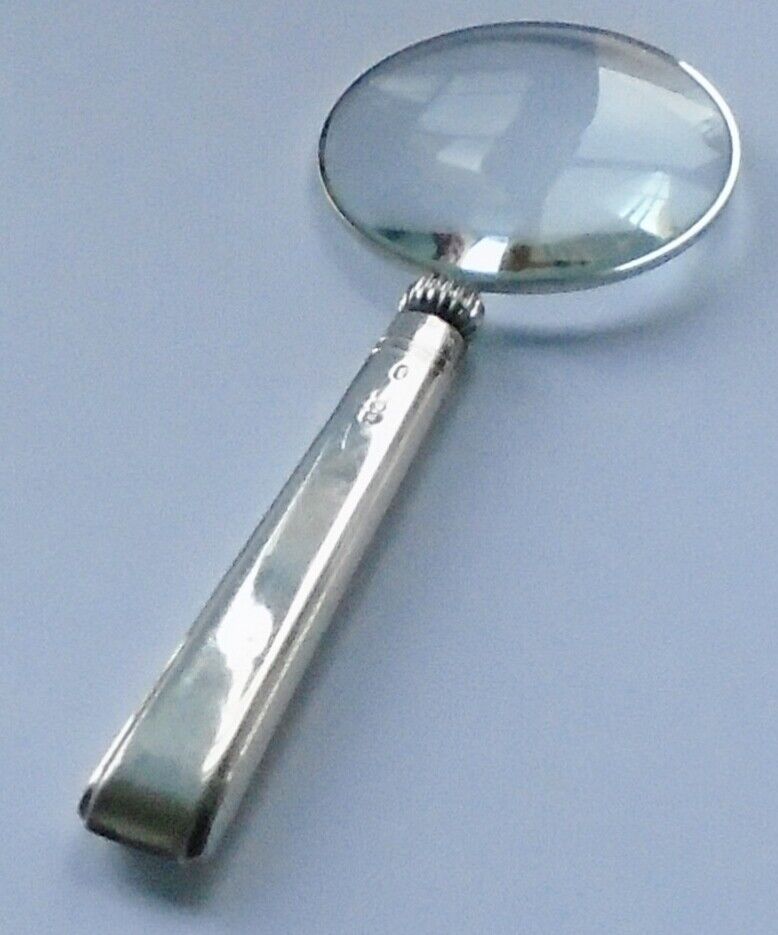 Thomas Weir Dublin 1936 HM Sterling Silver Handle  Magnifying Glass George V