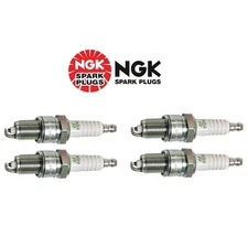 For BMW NGK V-Power Resist Spark Plug ZGR5A / 5077 Set of 4