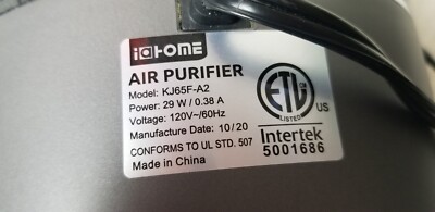 Vhbw Kombifilter Für I@Home Air Purifier KJ65F-A1/KJ65F – HEPA + Aktivkohle, 19 Cm Durchmesser, 6,3 Cm Hoch