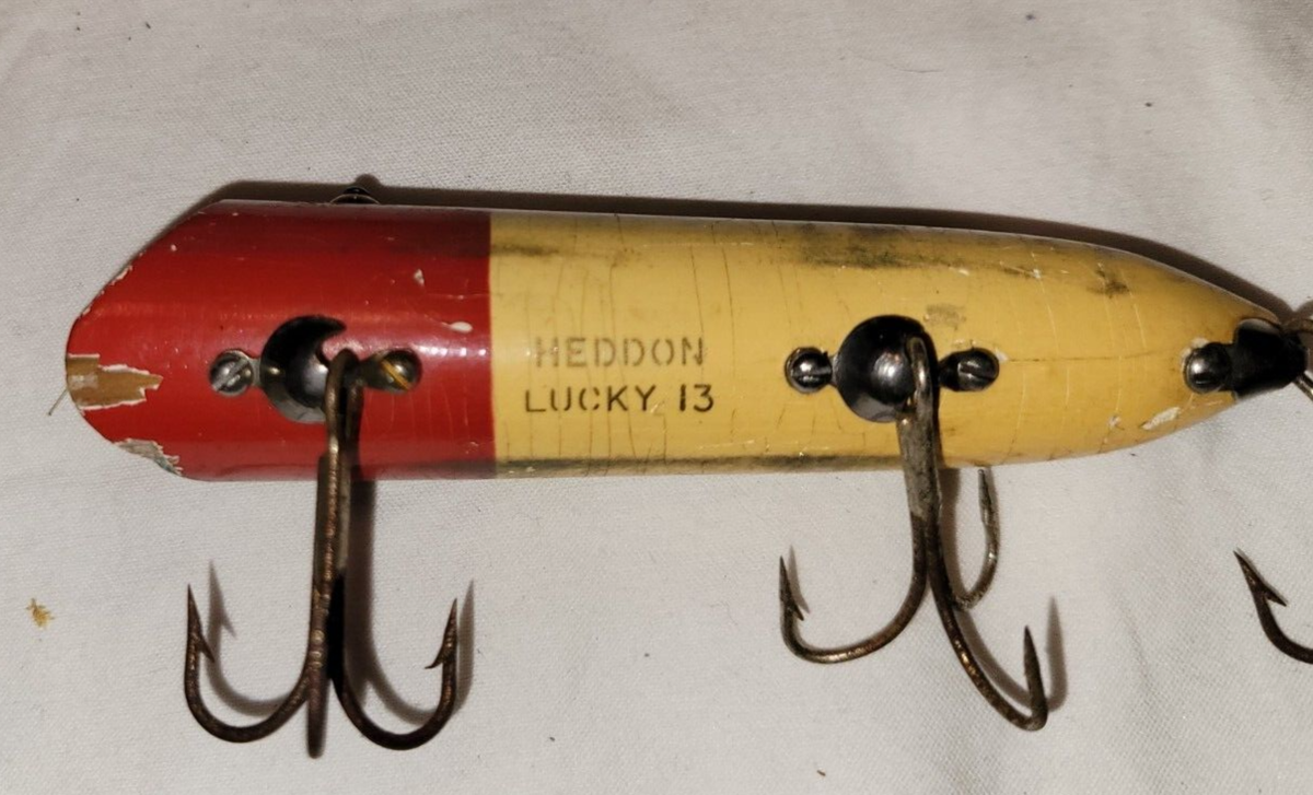 Vtg Fishing Lures Lot Kautzky Lazy Ike Heddon Freshwater Jig