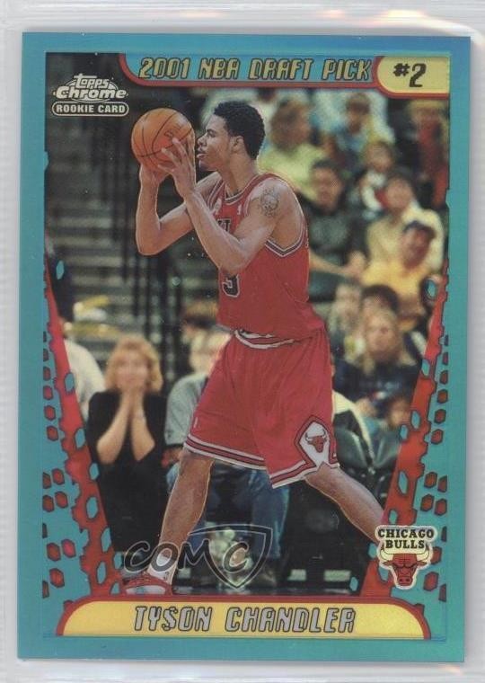 2001-02 Topps Chrome Refractor Tyson Chandler #130 2w0