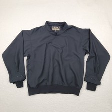 Zero Restriction Golf Outerwear Pullover Windbreaker Mens Medium M Black USA