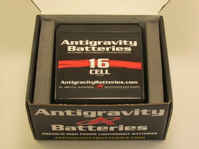 Antigravity Batteries AG-1601 16 Cell Lithium Ion Small Case Motorcycle Battery