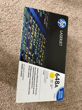 HP 648A CE262A Toner Cartridge Yellow LaserJet Genuine Sealed