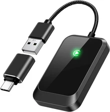 Wireless CarPlay Adapter: Conversion for iPhone – Black 