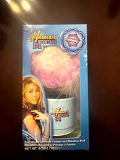 Disney Hannah Montana Fragranced Shimmer Powder Marabou Puff Set NEW