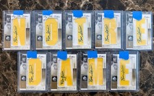Lot (9) 2011-12 SP Authentic Bill Laimbeer By Letter Auto Patch /75 Notre Dame