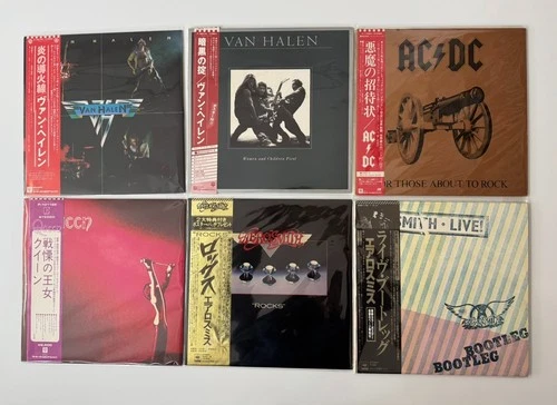 Van Halen, AC/DC, Queen, Aerosmith, Boston  ...【12 x Japanese LP Lot w/Obi】